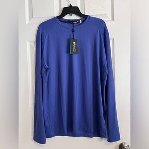 RLX Men's Blue Long Sleeve Shirt Size L